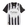 Borussia Monchengladbach 3rd trikot 2023-24 schwarz weiß Kurzarm Julian Weigl 8 - Billede 2