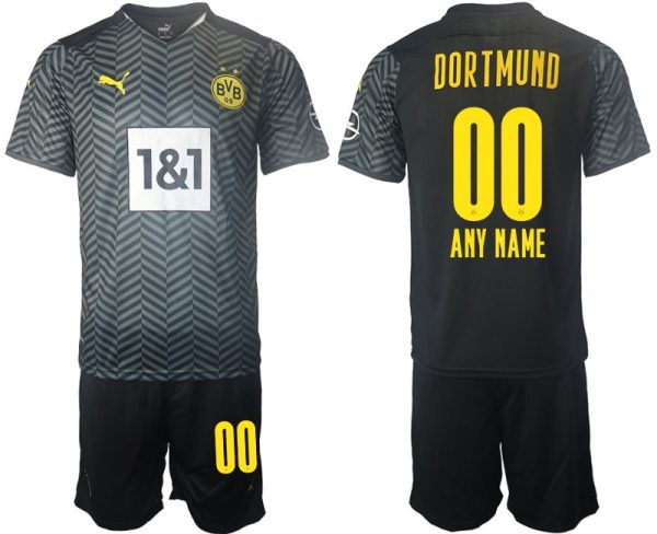 BVB Borussia Dortmund Auswärtstrikot 2022 Asphalt/Schwarz - Slika 2