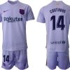 FC Barcelona Auswärtstrikot 2021/22 Herren mit Aufdruck Coutinho 14 - Obrázek 2