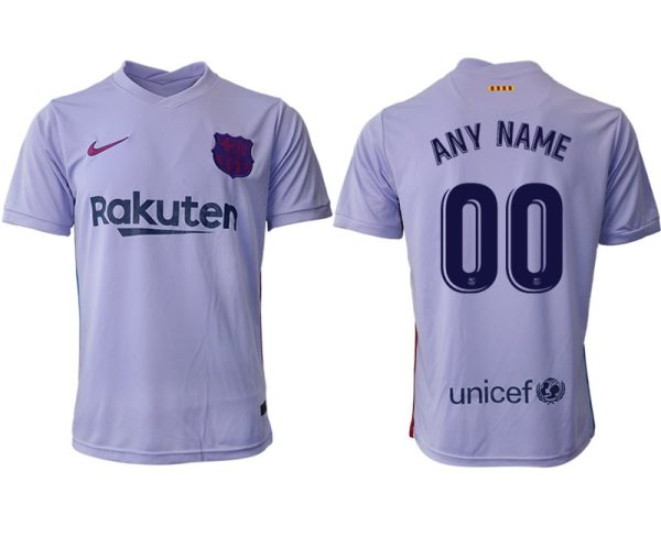 FC Barcelona Herren Auswärts Trikot 2021/22 Fußballtrikot lila/gelb - Image 2