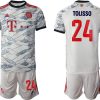 FC Bayern München 3rd Herren Trikot 21/22 Ausweichtrikot weiß mit Aufdruck Tolisso 24 - Image 2