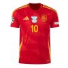 Fußballtrikot Spanien Auswärts Trikotsatzt EM 2024 bestellen mit Aufdruck Dani Olmo 10 - Obrázek 2