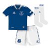 Fussballtrikots kinder sale Everton Heimtrikot 23/24 Blau Kurzarm + Weiß Kurze Hosen Ashley Young 18 - Obrázok 2
