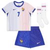 Günstige Fußball Trikotsatz Kinder Frankreich Trikot EM 2024 Auswärtstrikot Matteo Guendouzi 7 - Obrázek 2