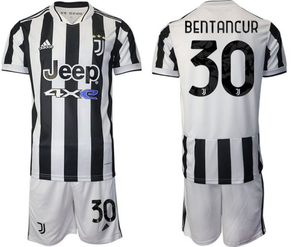 Günstige Fußballtrikots Juventus Heimtrikot 2022 Weiss/Schwarz mit Aufdruck Bertancur 30 - immagine 2