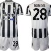 Günstige Fußballtrikots Juventus Heimtrikot 2022 Weiss/Schwarz mit Aufdruck Demiral 28 - Imagen 2