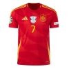 Günstiges Fußballtrikot Spanien Auswärts Trikotsatzt EM 2024 Alvaro Morata 7 – Bild 2