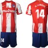 Heimtrikot Atlético Madrid 2021/22 rot/weiß mit Aufdruck M.Llorente 14 - Image 2