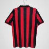 Herren AC Milan 1995-96 Kurzarm rot schwarz Retro Fußballtrikots – Bild 2