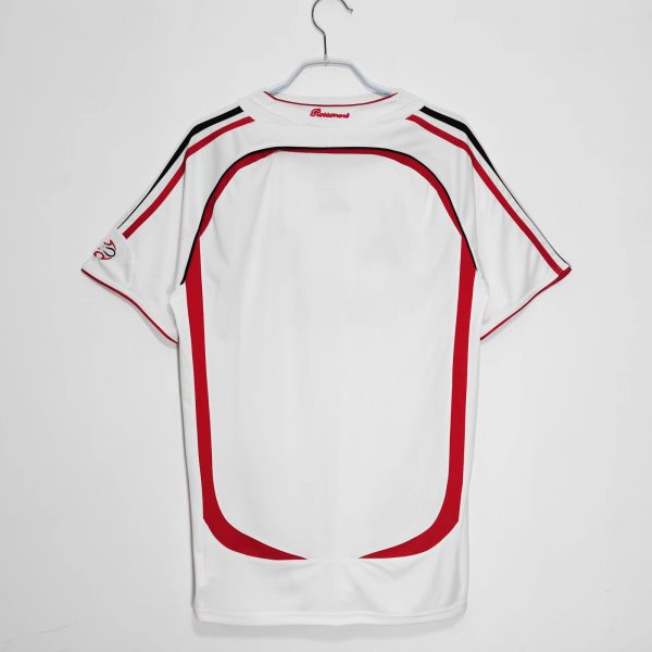 Herren AC Milan 2006/07 Kurzarm rot weiß Retro Fußballtrikots - immagine 2