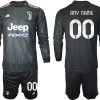 Juventus Turin Herren Auswärts Trikot 2021/22 schwarz/weiß - immagine 2