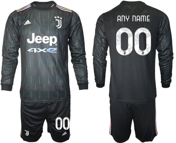 Juventus Turin Herren Auswärts Trikot 2021/22 schwarz/weiß - Obrázok 2
