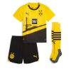Kinder Heimtrikot Borussia Dortmund 2023-24 Kurzarm + Kurze Hosen Sebastien Haller 9 - Obrázek 2