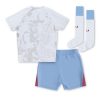 Kinder Trikot Aston Villa Auswärtstrikot 2023-24 Trikotsatz Kit Fußballtrikots Sale - immagine 2