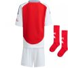 Kinderheim Trikot Arsenal Heimtrikot 2024-2025 weiß rot trikotsatz - Obrázek 2