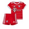 Kinderheim Trikot Bayern München 2022-23 Kurzarm Trikotsatz Benjamin Pavard 5 – Bild 2