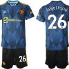 Manchester United 2022 Herren Trikot blau mit Aufdruck Henderson 26 - Slika 2