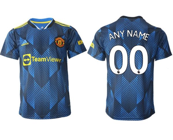Manchester United Ausweichtrikot 2022 Herren blau - Image 2