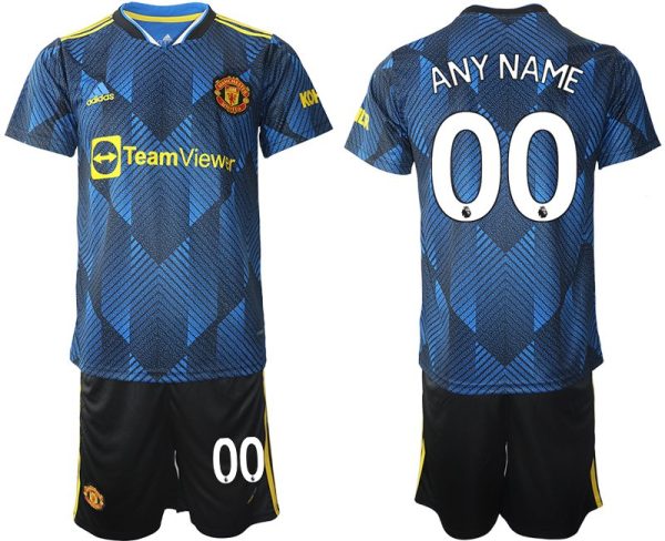 Manchester United Ausweichtrikot 2022 Herren blau - Image 4