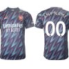 Personalisierbar Arsenal Auswärtstrikot 2022 3rd Shirt blau - Image 2