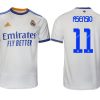 Real Madrid Heimtrikot 2022 weiß blau mit Aufdruck Asensio 11