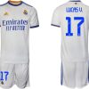 Real Madrid Heimtrikot 2022 weiß blau mit Aufdruck Lucas V. 17 - Image 2