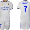 Real Madrid Heimtrikot 2022 weiß blau mit Aufdruck Mbappé 7 - Obrázek 2