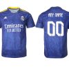 Real Madrid Herren Auswärtstrikot 2022 blau/weiß - Bild 2