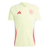 Spanien Trikot Euro 2024 Auswärtstrikot EM 24 hellgelben Kurzarm Aymeric Laporte 14 - Image 2