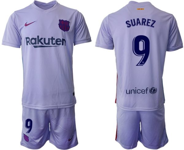 Trikot für draußen FC Barcelone 2021/22 Auswärtstrikot mit Aufdruck SUAREZ 9 - Billede 2