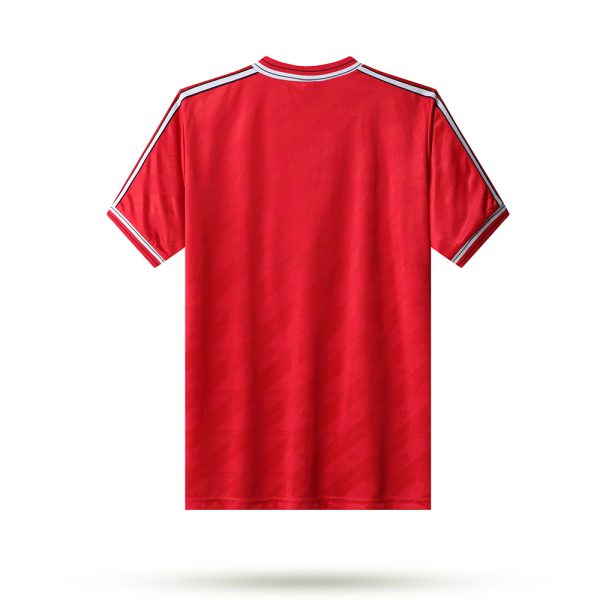 Vintage Manchester United 1986-88 Heimtrikot Fußballtrikot Kurzarm für Herren - immagine 2