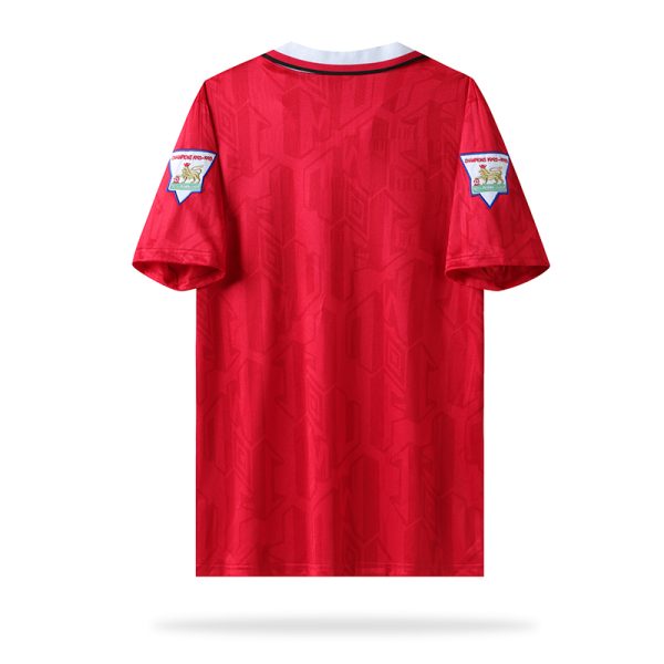 Vintage Manchester United Champion 1992/93 Heimtrikot Fußballtrikots Personalisierbar - Image 2