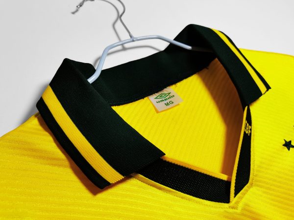 Vintage Signed Brasilien Fußball Heimtrikot 1993-1994 Umbro Cafu Brasil Herren Fußballtrikots - immagine 6