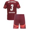 Fußballtrikots Sale Kinder RB Leipzig Auswärtstrikot 2024-25 Rot Lutsharel Geertruida 3