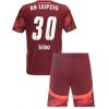 Günstige Kinder RB Leipzig Auswärtstrikot 2024-25 Rot Fußballtrikots Benjamin Sesko 30