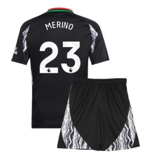 Kinder Arsenal Auswärtstrikot 2024-25 mit Aufdruck Mikel Merino 23