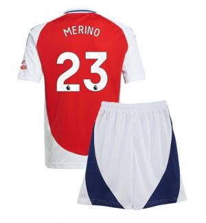 Neues Fußballtrikots Arsenal Mikel Merino #23 Heimtrikot Kinder 2024-25