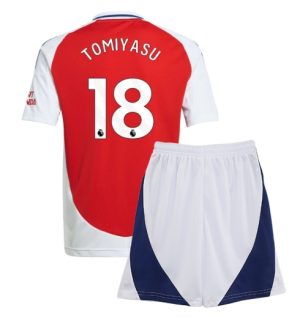 Arsenal Fußballtrikots Set Takehiro Tomiyasu #18 Heimtrikot Kinder 2024-25