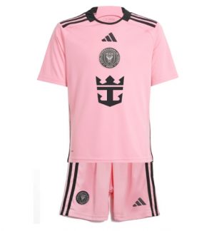 Inter Miami Heimtrikot Kinder 2024-25 Kurzarm (+ kurze hosen)