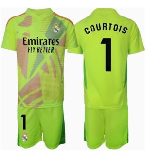 Billige Trikots Kinder Real Madrid Torwart 3rd trikot 2024-25 Thibaut Courtois 1