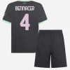 Fußballtrikot Kaufen Kinder AC Milan 3rd trikot 2024-25 Fußballtrikots Set Ismael Bennacer 4