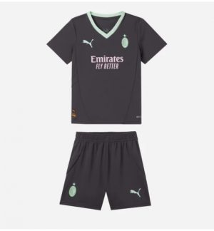Fußballtrikot Kaufen Kinder AC Milan 3rd trikot 2024-25 Trikotsatz
