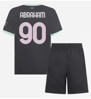 Günstig Kinder AC Milan 3rd trikot 2024-25 Fußballtrikots Set Tammy Abraham 90