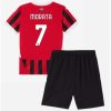 Günstige Fußballtrikots Kinder AC Milan Heimtrikot 2024-25 Alvaro Morata 7