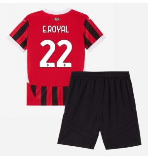 Günstige Fußballtrikots Kinder AC Milan Heimtrikot 2024-25 Emerson Royal 22