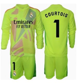 Günstige Fußballtrikots Kinder Real Madrid Torwart 3rd trikot 2024-25 Thibaut Courtois 1