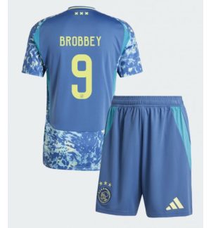 Günstige Kindertrikots Ajax Auswärtstrikot 2024-25 Brian Brobbey 9