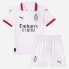 Kinder Fussballtrikots AC Milan Auswärtstrikot Trikotsatz 2024-25 Rafael Leao 10