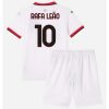 Kinder Fussballtrikots AC Milan Auswärtstrikot Trikotsatz 2024-25 Rafael Leao 10