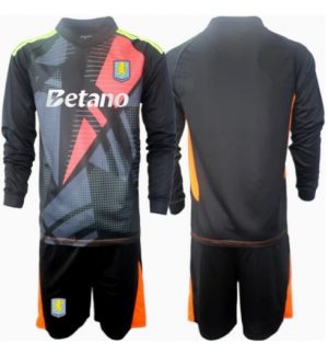 Aston Villa Torwart Auswärtstrikot Kinder 2024-25 Fußballtrikot kaufen